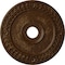 Ekena Millwork Wreath Ceiling Medallion (Fits Canopies up to 6"), 21 1/8"OD x 3 5/8"ID x 7/8"P, Root Beer Crackle CM21WRRBC - alternate 1